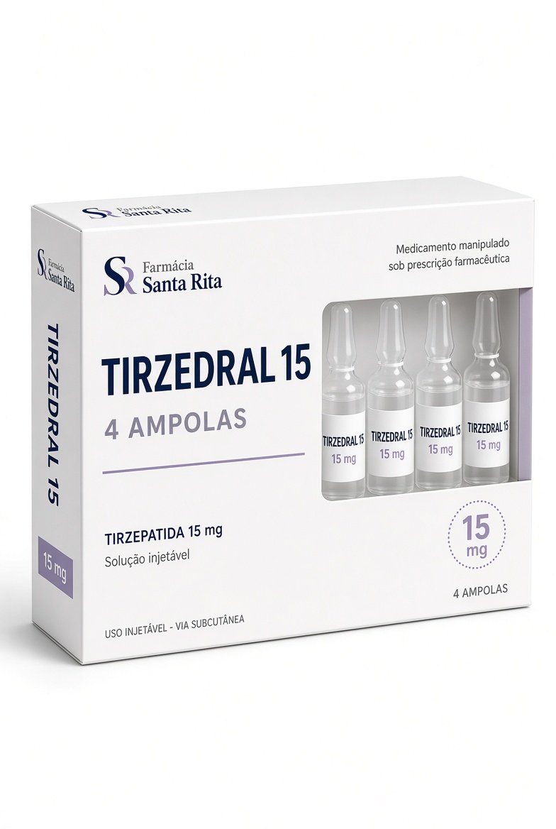 Tirzedral 15 - 4 Ampolas